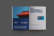 Blue Simple Business Report, a Brochure Template by Neermana (Thumbnail 8 of 12)