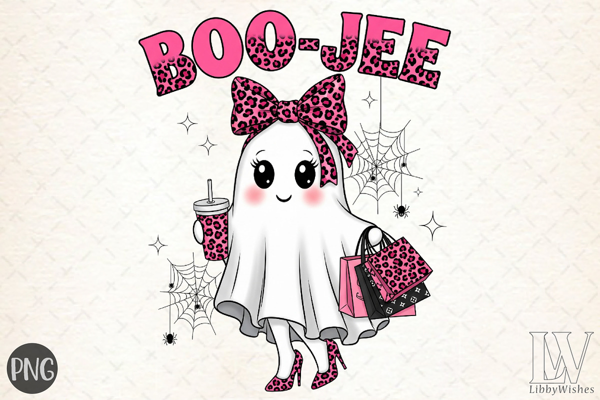 Halloween Boo-Jee Ghost Loepart Prin, an Illustration by Libby Wishes (Photo 1 of 6)