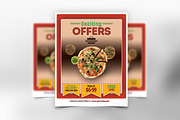 Restaurant Food Offers Flyer or Post, a Flyer Template by Aabhaas (Thumbnail 3 of 5)