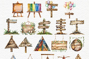Wooden garden sign clipart, an Object Graphic by Invite to Clipart (Thumbnail 4 of 7)