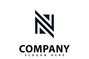 Letter N logo vector template, a Graphic by T.Vooka (Thumbnail 1 of 3)