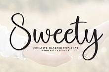 Sweety | Script Font