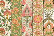 Boho Summer Floral Digital Paper, a Pattern Graphic by Maishop (Thumbnail 3 of 4)