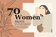 Pretty Women PRINTS, a Person Illustration by NKTN (Thumbnail 1 of 16)