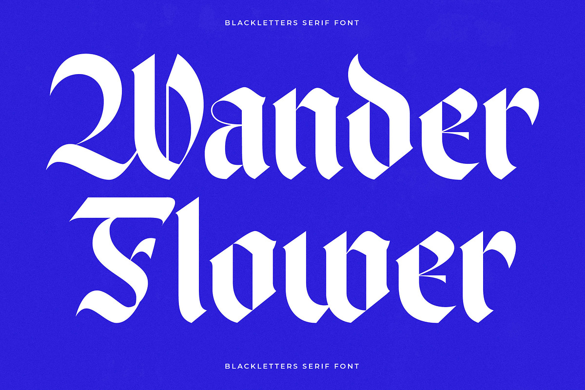 Wilfred Knights Modern Blackletter, a Blackletter Font by timelesstype.co (Photo 8 of 20)