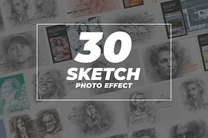 30 Sketch Photo Effect