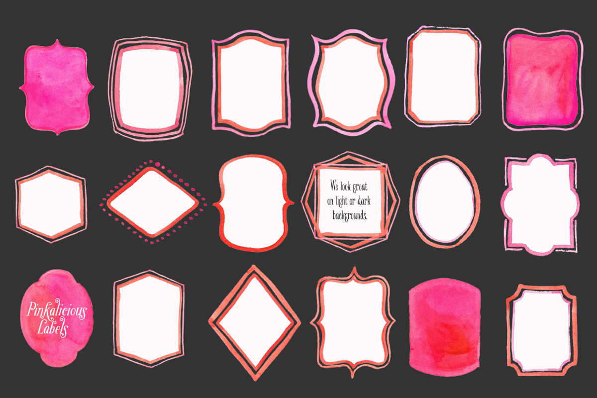 Pinkalicious Labels, an Illustration by KLUGE+CO (Photo 4 of 9)