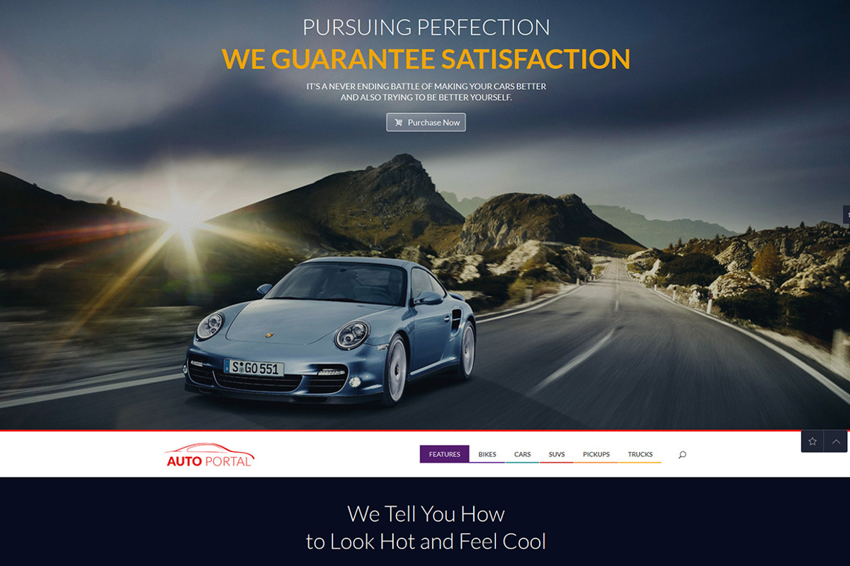 Auto Portal - Cars Review Magazine, a WordPress Template by ThemeREX (Photo 2 of 7)