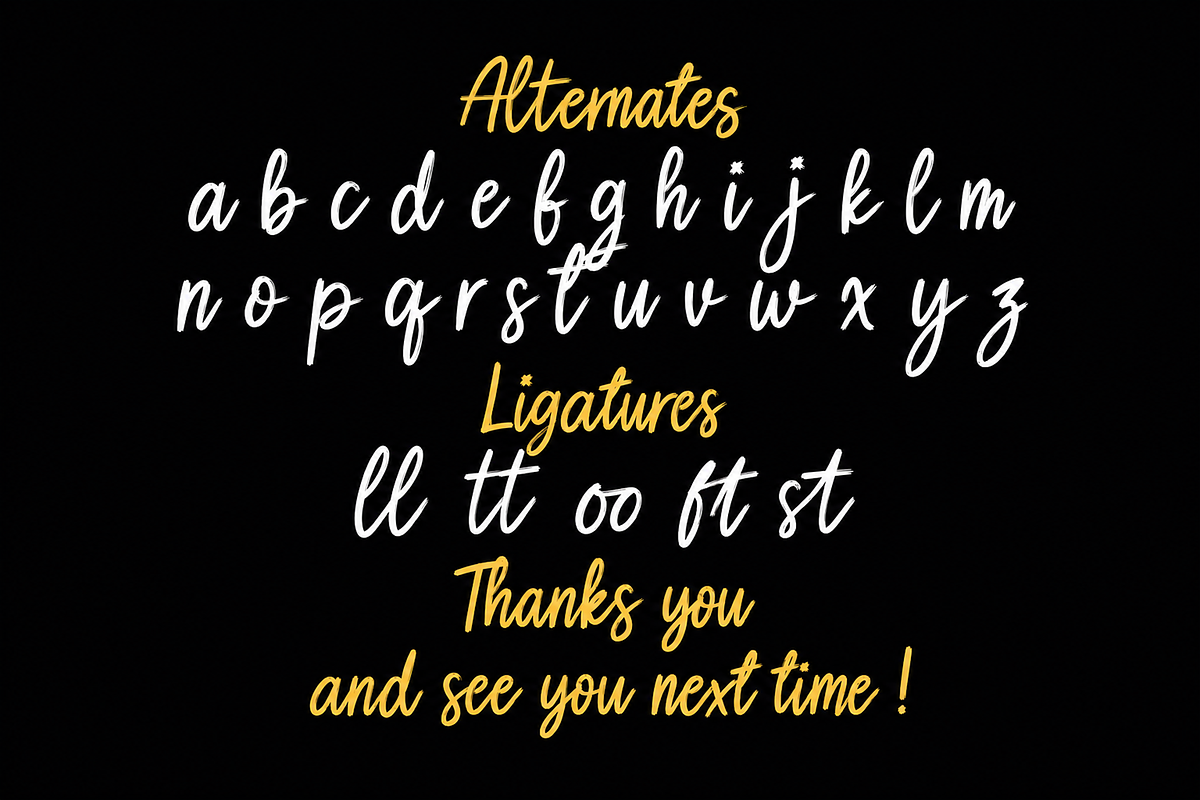 Reinstay - Brush Script Font, a Script Font by StringLabs (Photo 12 of 12)