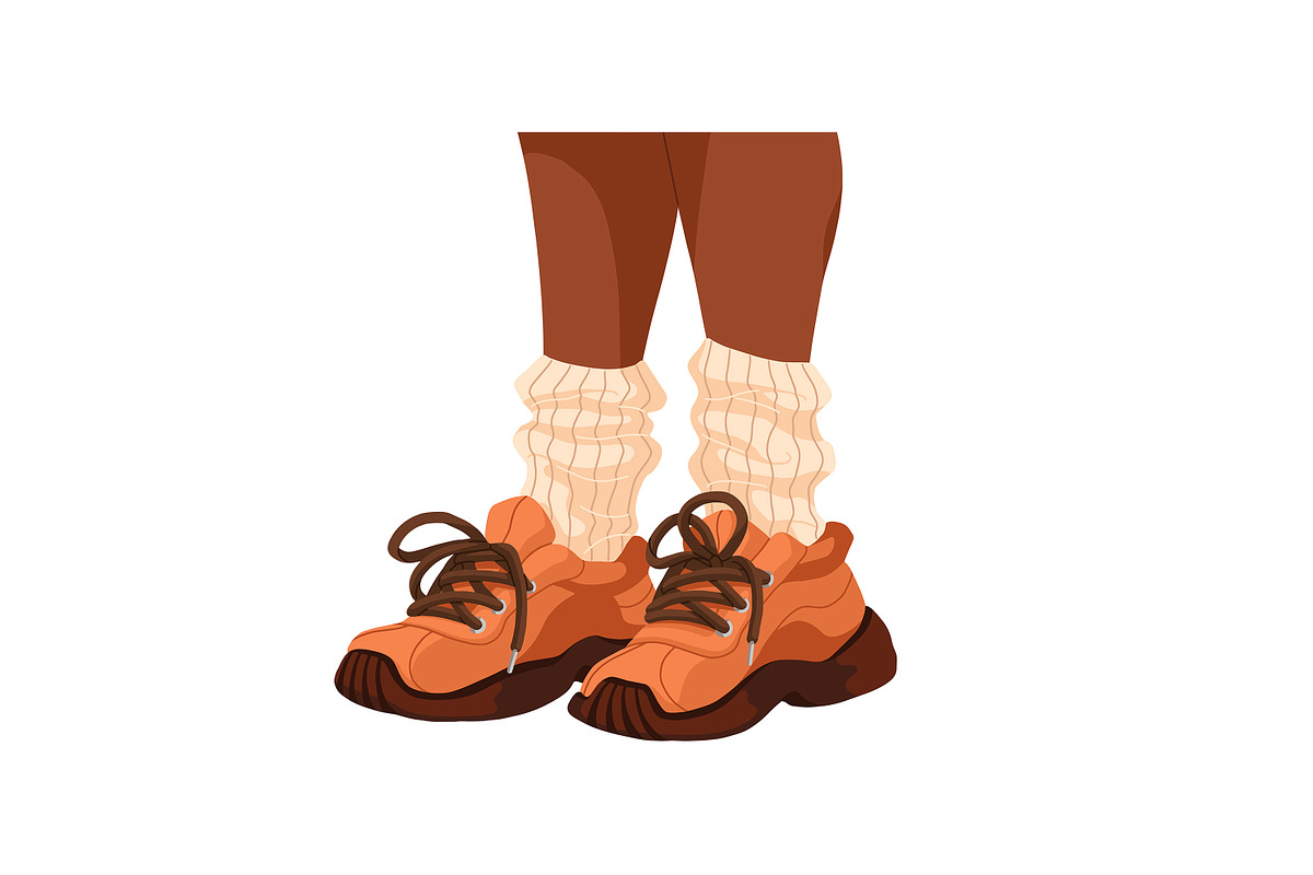 Women's legs in shoes set, a Person Illustration by PaperTrident (Photo 11 of 12)