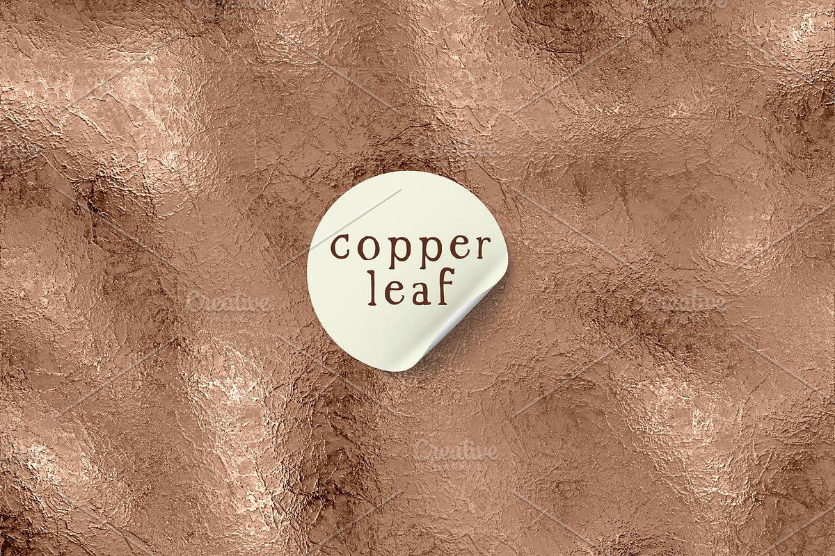 Copper & Bronze Foil Texture, a Texture Graphic by Debby Blooms (Photo 2 of 11)