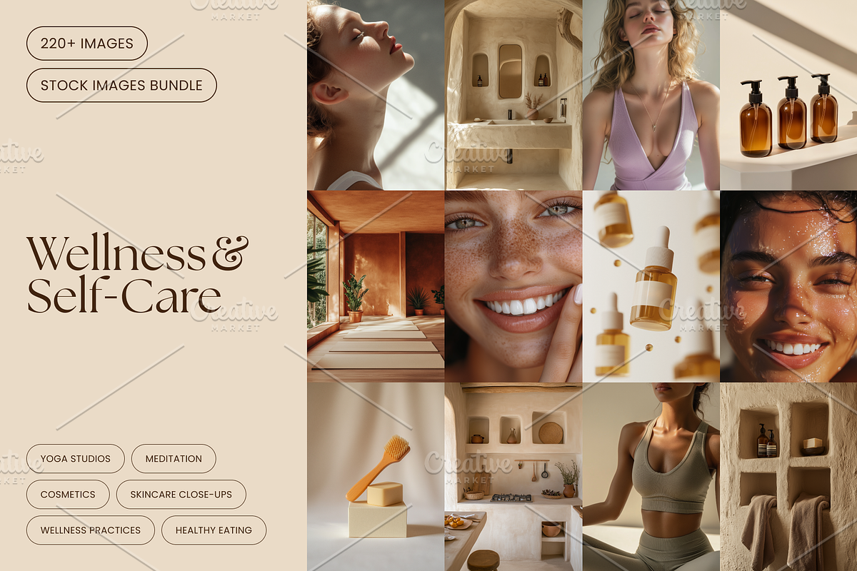 Wellness & Self-Care Stock Photos, a Person Photo by Luna Studio (Photo 1 of 8)