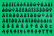 Funky Blob Font, a Sans Serif Font by Handmadefont (Thumbnail 13 of 17)