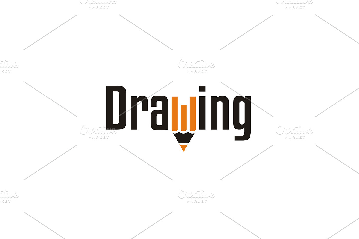 Drawing Typography Logotype Wordmark, a Branding & Logo Template by ...