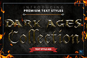 Dark Ages #1 - Text Styles, a Layer Style Add-On by Jonas Stensgaard (Thumbnail 6 of 18)