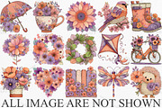 Watercolor Spring Clipart Bundle, an Illustration by Canvas Craft (Thumbnail 3 of 7)