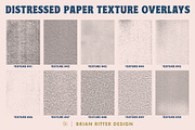 Distressed Paper Texture Overlays, a Texture Graphic by Brian Ritter Design (Thumbnail 11 of 14)