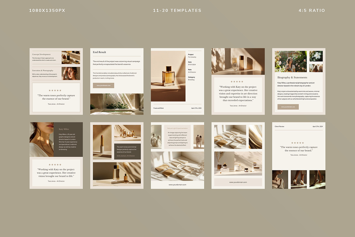 Katy Miles Social Media Kit, a Social Media Template by Ruben Stom (Photo 18 of 20)