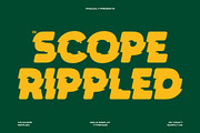 CS Scope Rippled, a Sans Serif Font by Craft Supply Co. (Thumbnail 1 of 8)