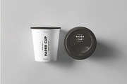 Top View Coffee Paper Cup Mockup, a Cups & Container Mockup by DesignRushMarket (Thumbnail 1 of 2)