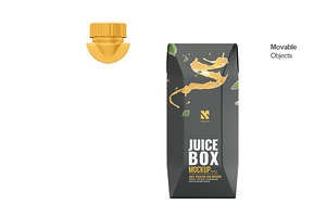 Juice Box Mockup