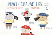Pirates, an Animal Illustration by Poppymoondesign (Thumbnail 2 of 5)
