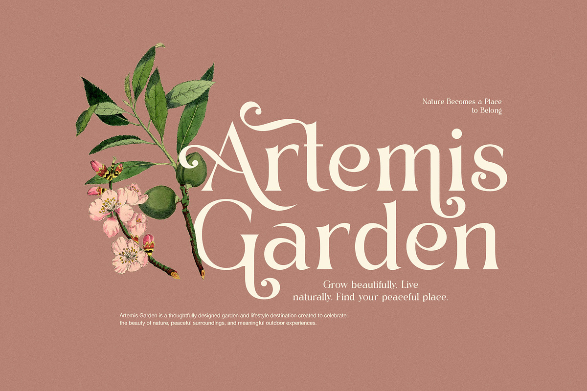 Bimbe Elegant Serif Font, a Serif Font by Graphicxell (Photo 6 of 8)