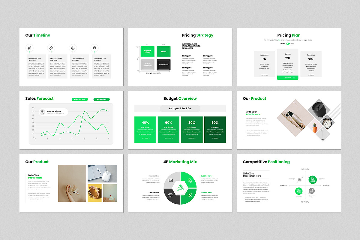 Business Plan Presentation Template, a Presentation Template by GenerousArt (Photo 4 of 6)