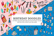 Hand Sketched Vectors - Birthday, an Illustration by r.r.palacios (Thumbnail 1 of 4)