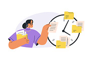 Time management. Business concept, a Work Illustration by Good Studio (Thumbnail 4 of 9)
