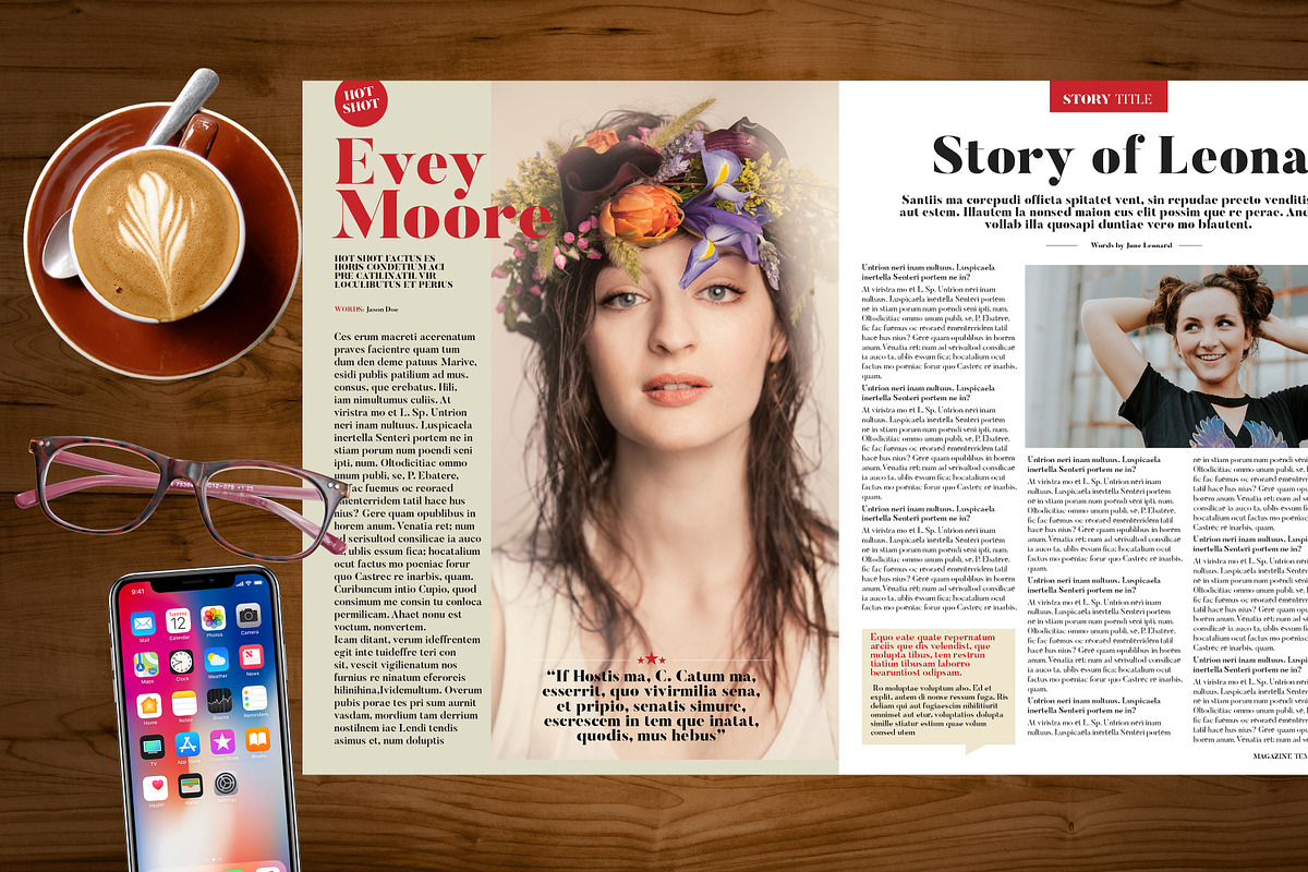 Magazine Template, a Magazine Template by Red Cactus Creative (Photo 7 of 21)