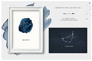 Star Constellation Zodiac watercolor, a Texture Illustration by Velvet Paper Studio (Thumbnail 3 of 9)