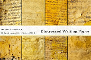 Distressed Writing Digital Papers, a Background Graphic by BonaDesigns (Thumbnail 1 of 5)