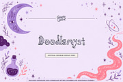 Doodlemyst Mystical Doodle Font, a Handwritten Font by Graphic Spirit (Thumbnail 1 of 8)