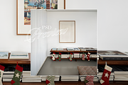 A1 Frame Festive Minimalist Mockup, an Advertising Mockup by WasMockups (Thumbnail 6 of 6)