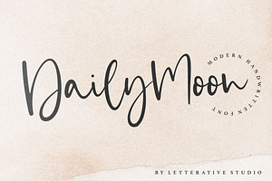 Dailymoon - Modern Handwritten Font