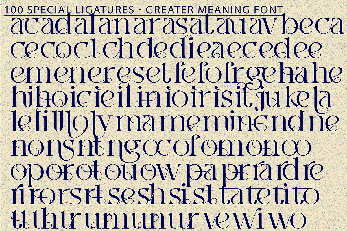 Greater Meaning - Modern Serif Font, a Serif Font by 177Studio (Photo 7 of 8)
