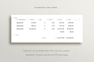 Notion Invoice Templates