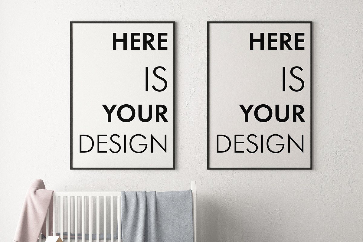 15 Mockups in the children's room, a Print Template by FilL239 (Photo 3 of 22)