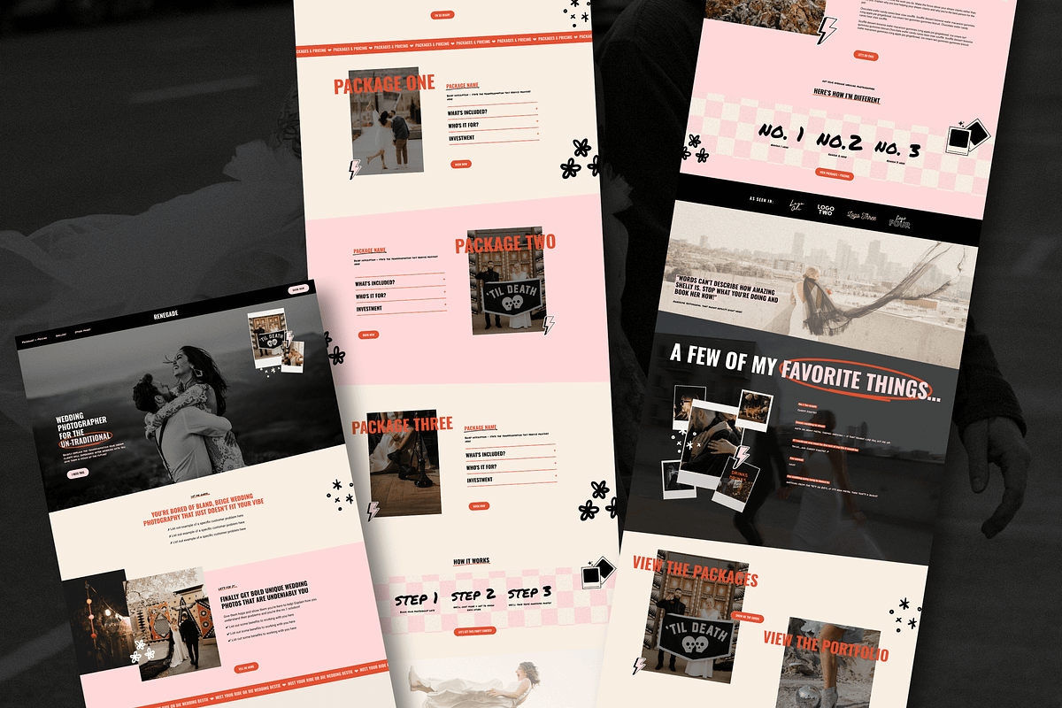 Squarespace Website for Photographer, a Squarespace Template by Kurly Creative (Photo 10 of 11)