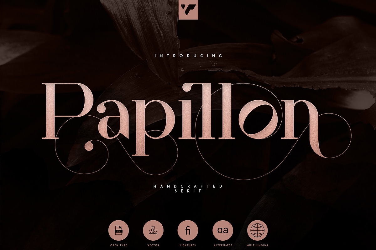Papillon - Handcrafted Serif Font, a Serif Font by VP Fonts (Photo 1 of 13)