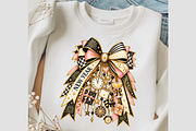 Luxurious New Year Bow Charm Cascade, a Seasonal Illustration by Printable Design Store (Thumbnail 2 of 5)