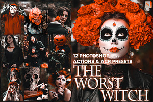 12 The Worst Witch Photoshop Actions