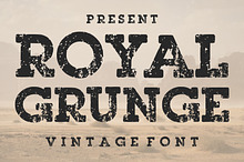 Royal Grunge Vintage Font