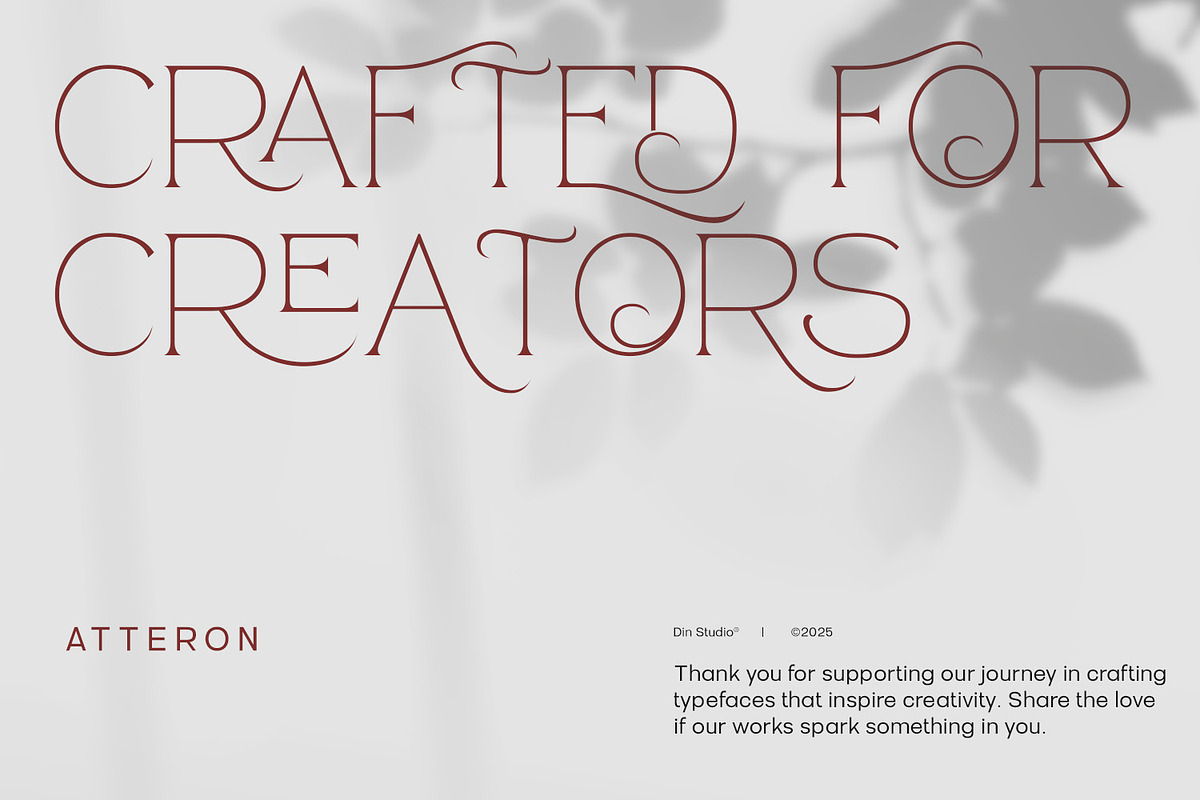 Atteron-Elegant Serif Font, a Serif Font by din-studio.com (Photo 16 of 16)