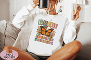 Grow Through What You Go Through Png, an Illustration by Daily.Designs (Thumbnail 2 of 5)