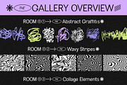 Y2K Collage & Graffiti Elements Pack, an Object Graphic by Oksana Trygub (Thumbnail 8 of 30)