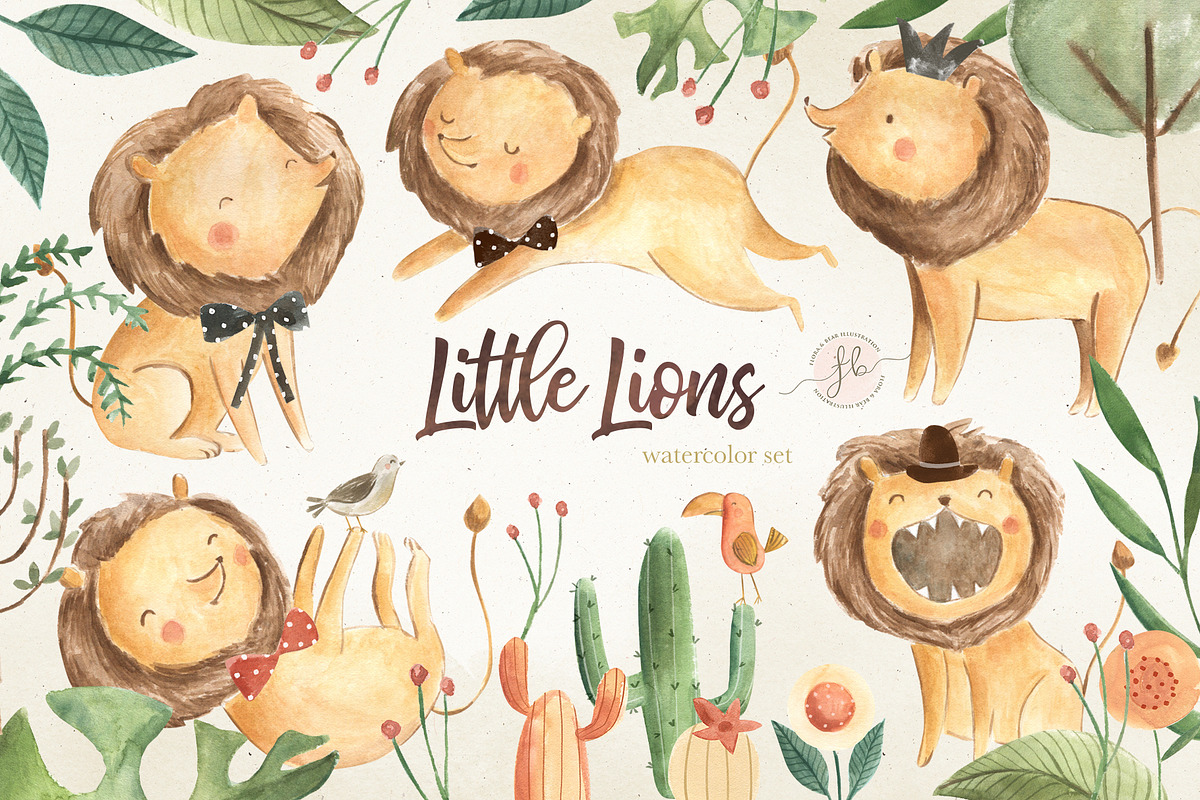 Watercolor Bundle, an Animal Illustration by Flora+Bear (Photo 27 of 32)