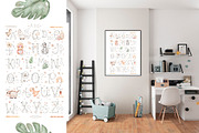 Watercolor Cute Baby Dino Collection, an Animal Illustration by MayaNavits (Thumbnail 2 of 14)