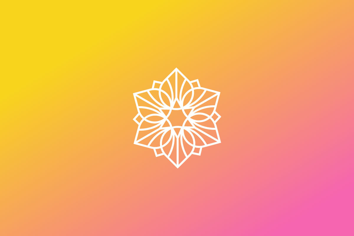 Floral Geometric Mandala Logo Design preview 5